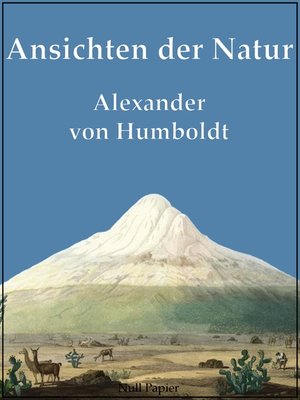 cover image of Ansichten der Natur